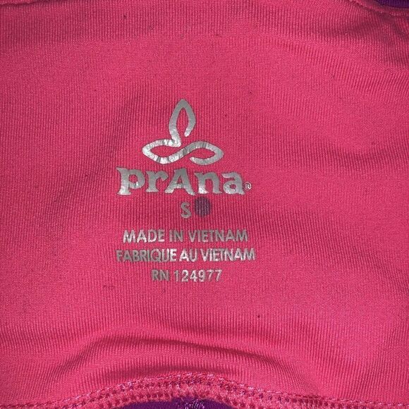 PrAna Yoga Pants WOMAN'S Small Capri Pink Calf Slits Leggings - Picture 8 of 9